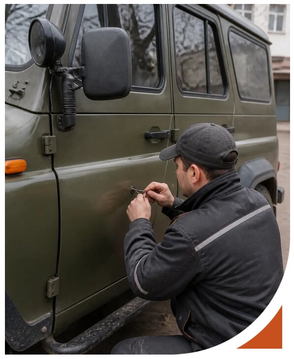 Профессиональное вскрытие автомобиля УАЗ без повреждений в Ивантеевке